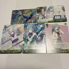 プロジェクトセカイ　カード　日野森雫　5枚セット