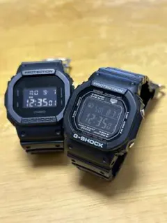casio G-SHOCK ジーショック G-5600RBとDW-5600BB