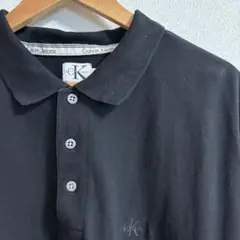 Calvin Klein ブラック ポロシャツ M