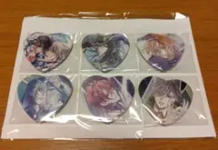 ☆新品未開封☆ミストニアの翅望 ハート缶バッジ6個セット