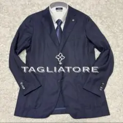タリアトーレ 近年モデル ホップサック ウール ジャケット ブートニエール付