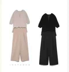 FRAY I.D ニットコンビネゾン