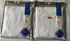 【新品未使用】半袖深V首 BODY COOLER シャツ Lサイズ 2枚セット