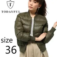 定価29,700円 トゥデイフル ダウンジャケット TODAYFULブルゾン