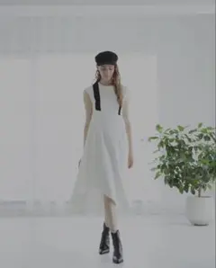 MIELIINVARIANT(Bicolor Suspension Dress)