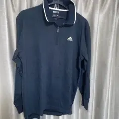 adidas　ハーフジップシャツ