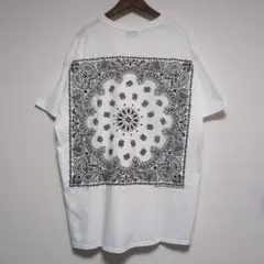 FREAK′S STORE バンダナ柄 白Tシャツ