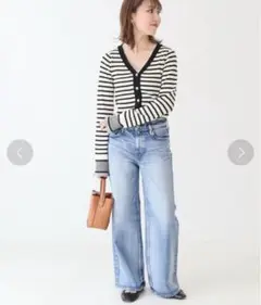 【美品】upper hights THE ROBINS 25 ネイビー