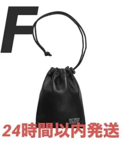 SHEEP LEATHER DRAWSTRING BAG　新品未開封