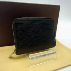 超上美品 ルイヴィトン エピ ジッピー コインパース 小銭入れ コインケース 黒