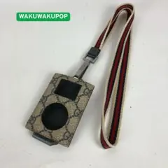 GUCCI グッチ シェリーライン GG柄 ネックストラップ付き 小物ホルダー