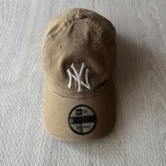 New Era 9TWENTY ベージュ キャップ