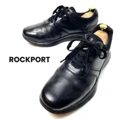 ROCKPORT ロックポート 27.5cm レザースニーカー オールブラック