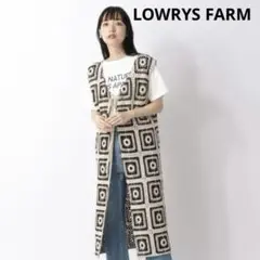 LOWRYS FARM 2way グラニー クロシェット スクエア ワンピ