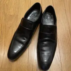LANVIN 黒ドレスシューズ 25.5cm