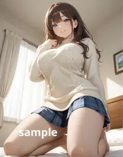 AIイラスト　美女 L版サイズ 1点物 B87