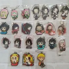 鬼滅の刃 キャラクター ラバーストラップ 22個セット