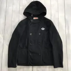 DANTON ダントン 青ロゴ ダッフルコート サイズ34