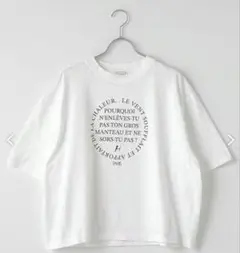 le ciel de HARRISS LE VENTプリントTシャツ