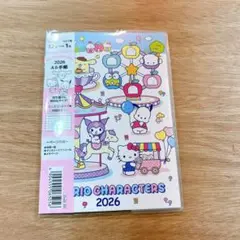 サンリオキャラクターズ　2026年　A6　手帳