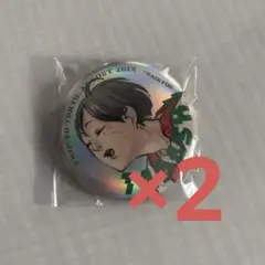 ハイキュー　メタリック缶バッジ　山口 ジャンプGIGA
