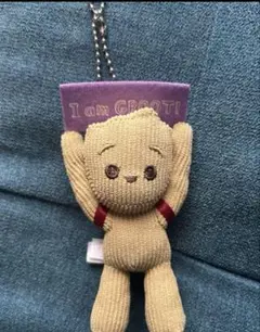 ディズニーランド　グルート　ぬいぐるみチャーム