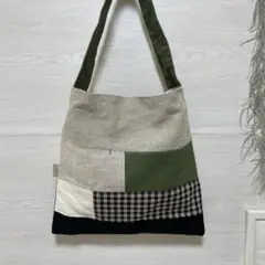 リネントートバッグ　ワンショルダー