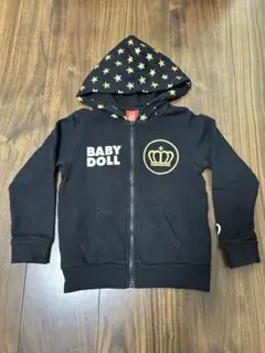 BABY DOLL パーカー ブラック 110サイズ　春秋