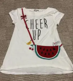 nimorand スイカプリント Tシャツ 90