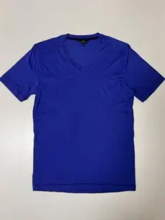 【SALE】Paul Smith Mサイズ Vネック Tシャツ 青