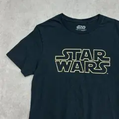 STAR WARS スターウォーズ　ロゴプリント　Tシャツ　古着　ブラック　M