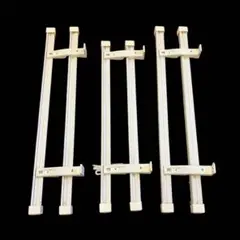 TOSO製 3連窓用 カーテンレール 3本セット 46cm×2 41cm×1