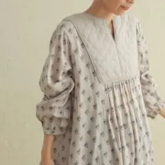 DOORS インドコットンプリントワンピース