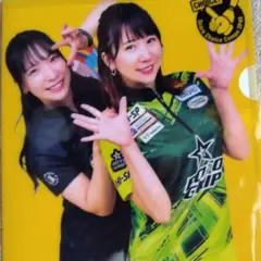 プロボウラー坂本詩緒里姉妹のクリアファイル