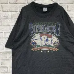 USA製90sヴィンテージTシャツ！シングルステッチ　ブラック半袖古着XL711