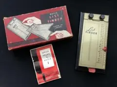 デッドストック 箱付き アンティーク リスト ファインダー アドレス帳