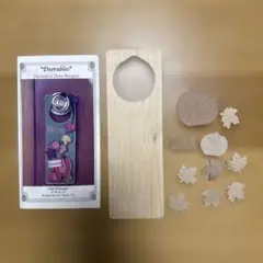 トールペイント用素材　秋　ドアハンガー かぼちゃ　落ち葉