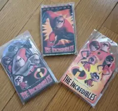 新品★ディズニーピクサー Mr. インクレディブル メモ帳 3冊 平成レトロ