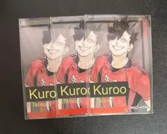 ハイキュー 黒尾鉄朗 ファンパーク 箔押しクリアカード