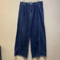 COMME CA ISM デニム ワイドパンツ　11 Lサイズ