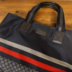 *中古美品*GUCCI グッチ ディアマンテ シェリー ナイロン トート バッグ