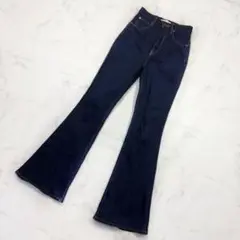 マウジー　HW Rebirth FLARE デニムパンツ　25 ストレッチ　1