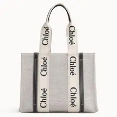 Chloe ウッディ ミディアム トートバッグ クロエ リボン 正規品 バッグ