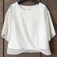 スーナウーナ　素敵なシフォンブラウス