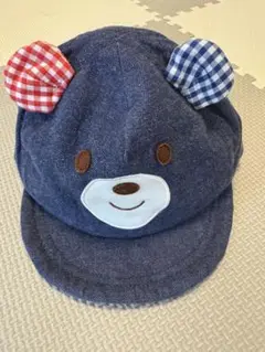 Hot Biscuits クマデザイン キャップ S 帽子