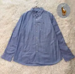 ✨美品✨ ラルフローレン ボタンダウンシャツ オーバーサイズ 綿100% 洗える