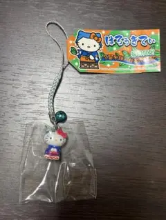 ご当地キティ 福岡限定 根付け 久留米餅八女茶 バージョン