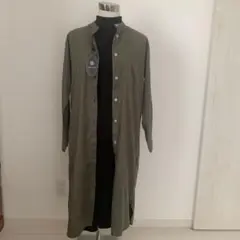 【新品タグ付き】LioNa Lunetta オリーブ シャツワンピースMサイズ