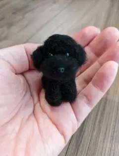 手乗りわんこ　トイプードル　全身