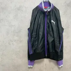 PUMA プーマ ナイロンジャケット　M バックロゴ　スポーティ